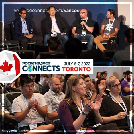 7 月 6 日至 7 日，在 Pocket Gamer Connects Toronto 上与领先的游戏行业公司会面并开展业务